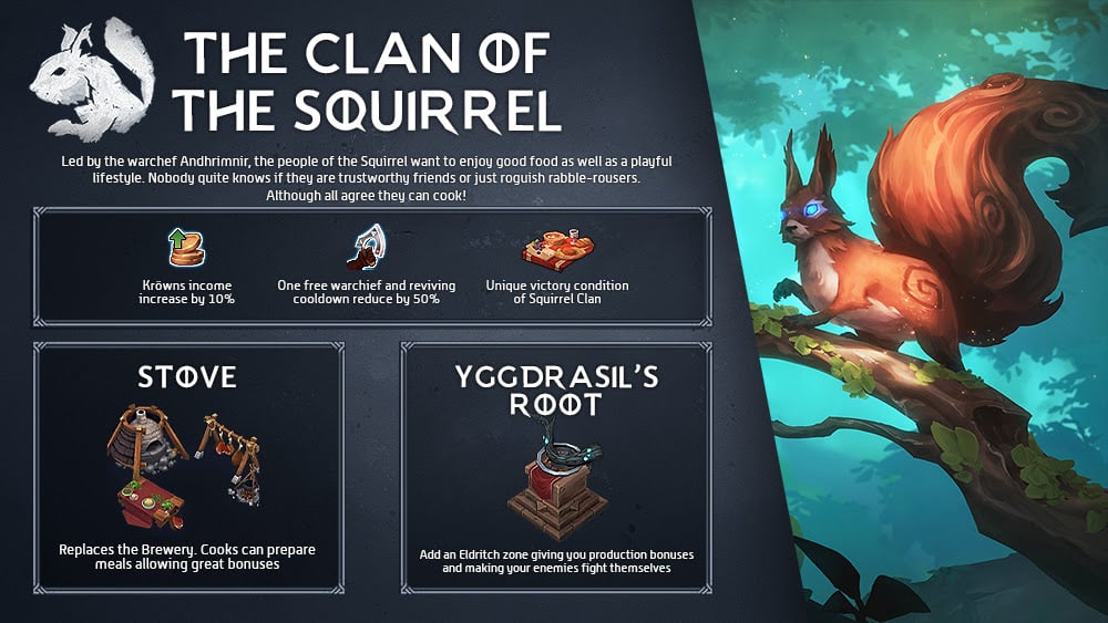 Northgard Clan of the Squirrel DLC Mobile Release Date