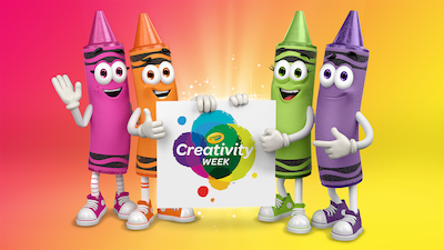 crayola create and play creativity week