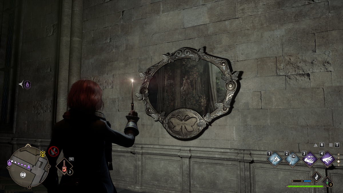 All Moth Mirror Puzzle Locations Hogwarts Legacy Transfiguration Mirror