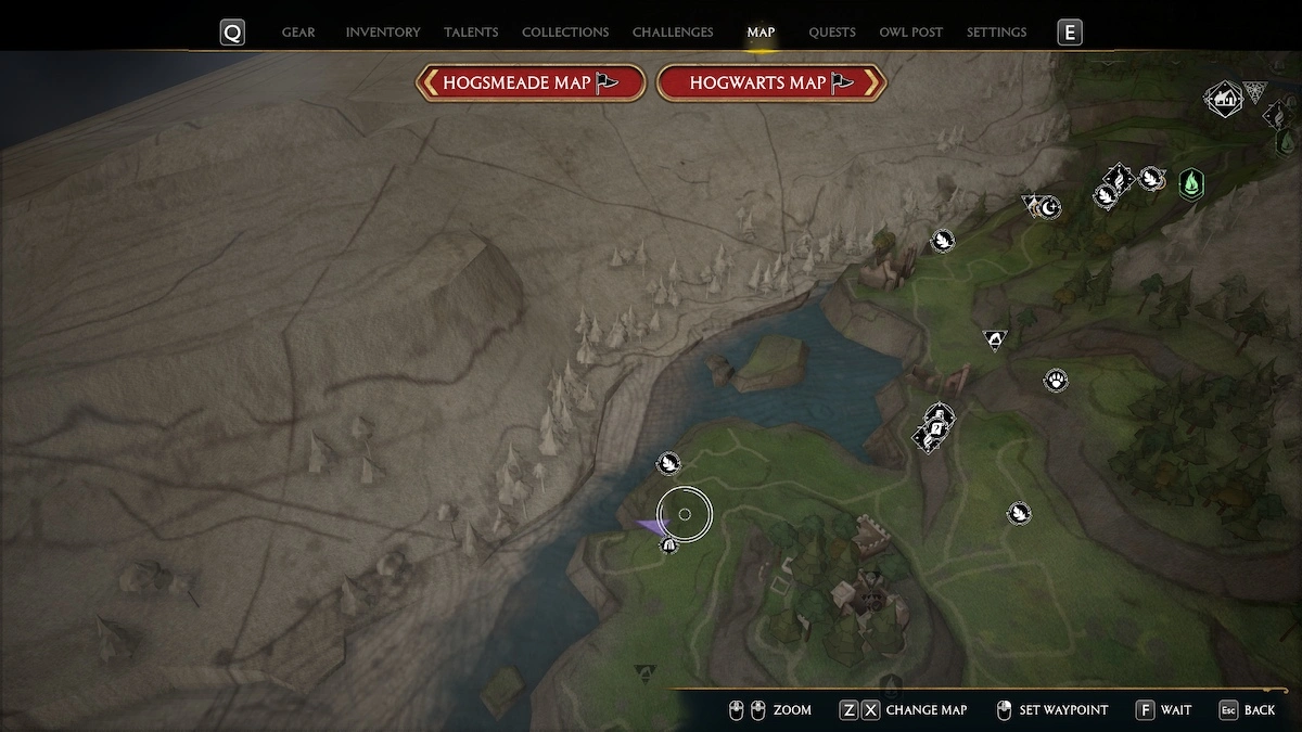 Where To Find Feldcroft Region Treasure Vaults Hogwarts Legacy Rookwood Map 2