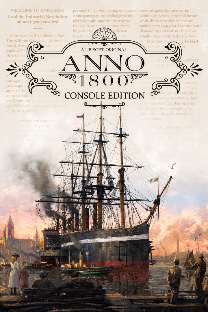 Anno 1800 Console Edition Box Art Asset