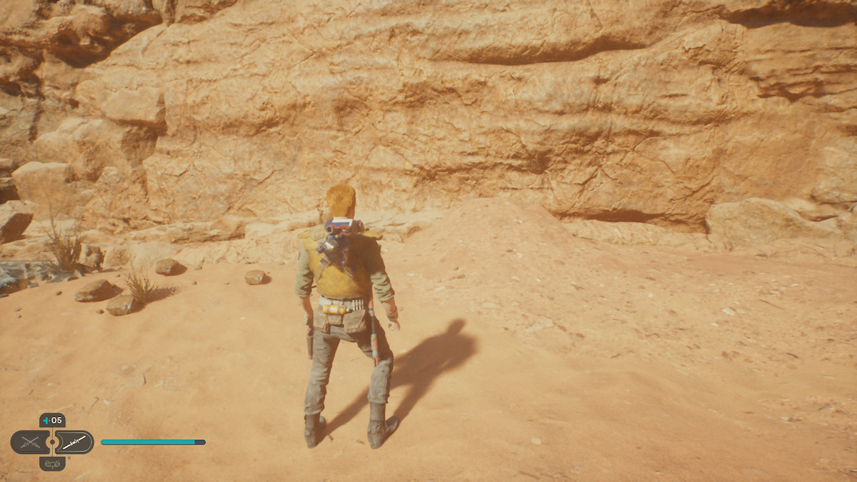 Cal Facing The Ledge To Jump On Star Wars Jedi: Survivor: How to get the Exile Jacket