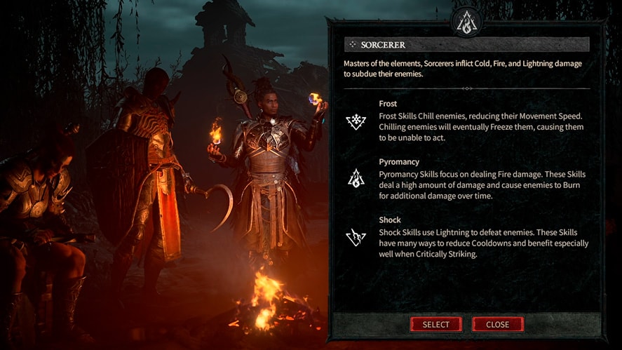 Diablo 4 Sorcerer Class Overview Description