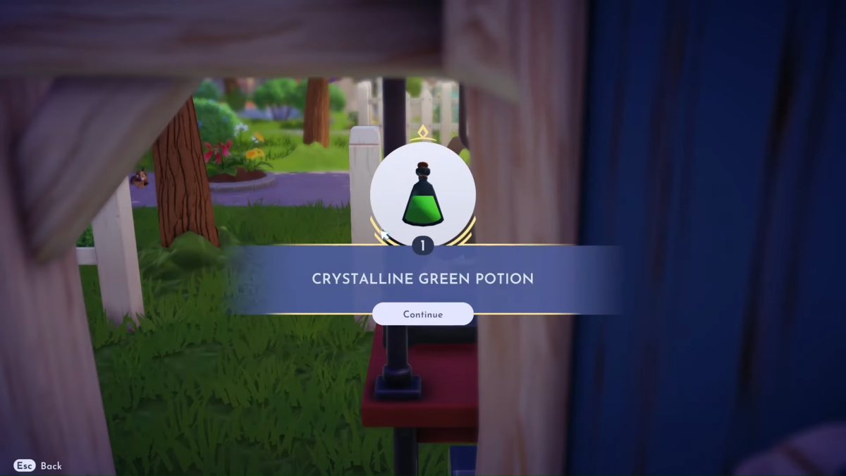 Crystallized Green Potion Disney Dreamlight Valley