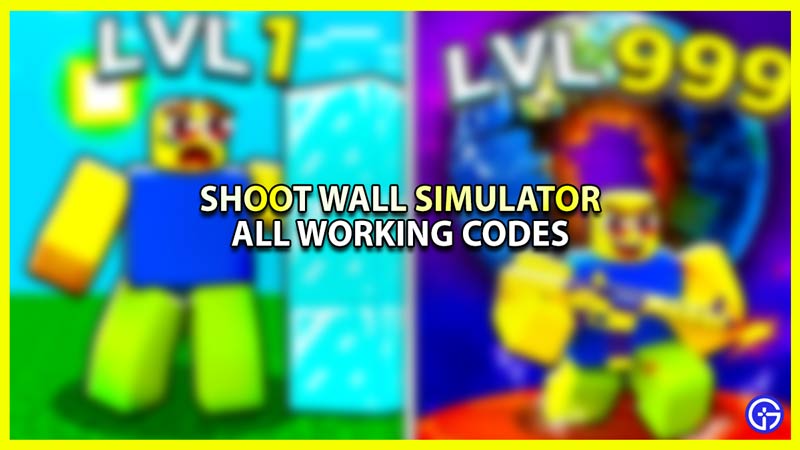 All Shoot Wall Simulator codes