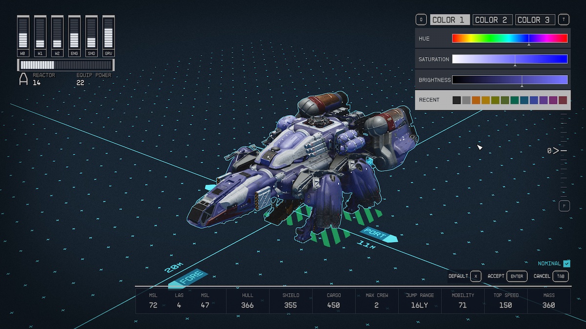 How To Customize Your Ship Color In Starfield Builder