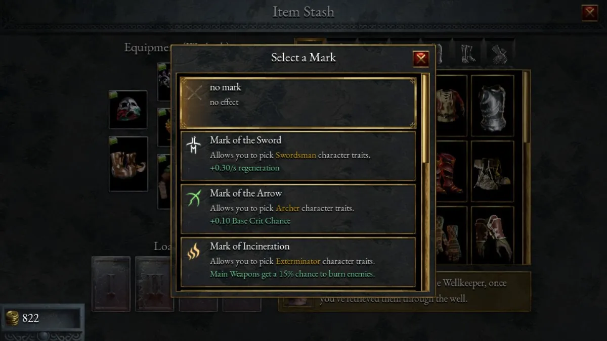 Halls Of Torment How To Get And Use Marks Mark List
