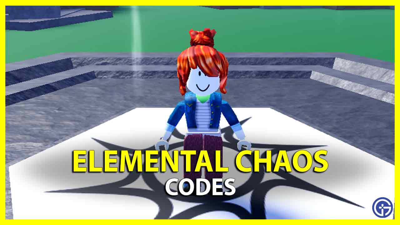 elemental chaos codes