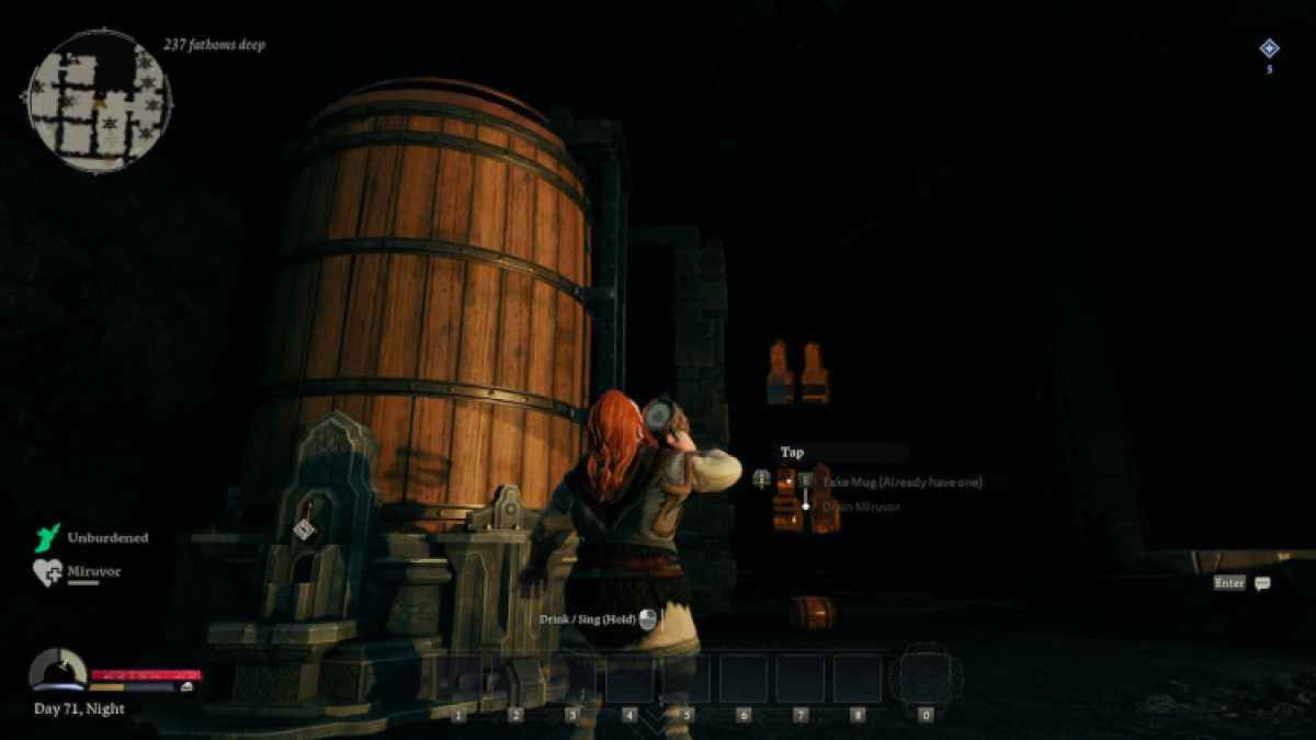 Drinking Brew In Return To Moria