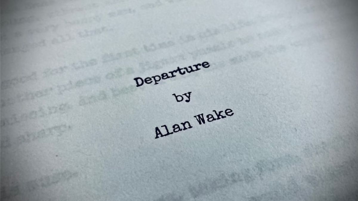 Departure By Alan Wake Cover