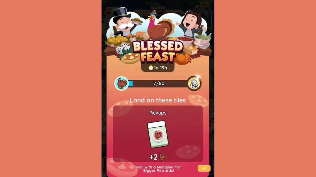 All Blessed Feast Monopoly GO Milestones & Rewards