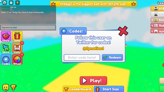 Roblox Ball Eating Simulator Codes (November 2023) – Gaming Hybrid