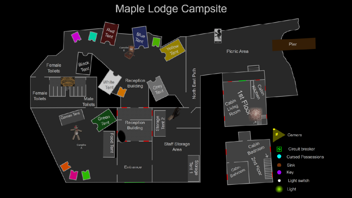 Phasmophobia Maple Lodge Campsite Cursed Possessions