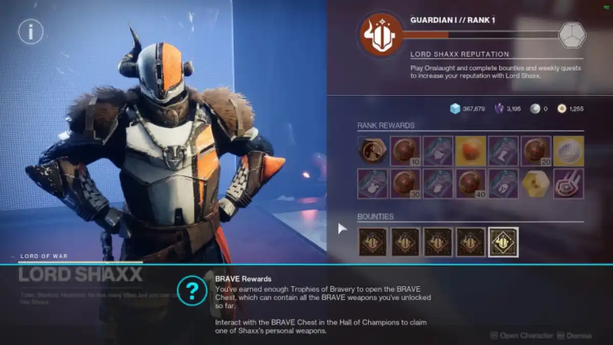 All Hall Of Champions Chests In Destiny 2 Into The Light Bravery