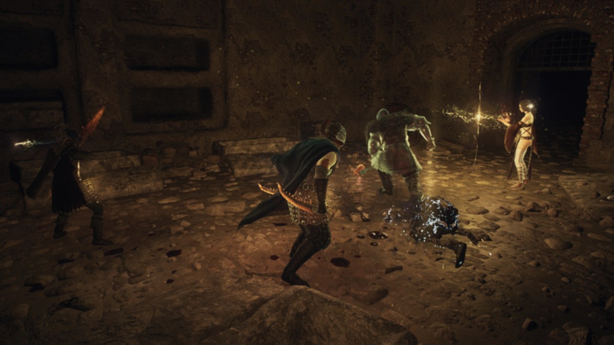 Fighting In Cave In Dragon's Dogma 2