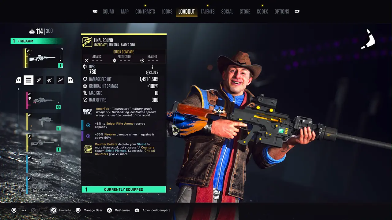 boomerang loadout in suicide squad