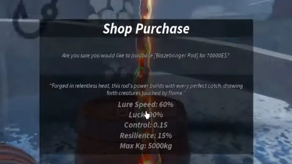 blazebringer rod stats
