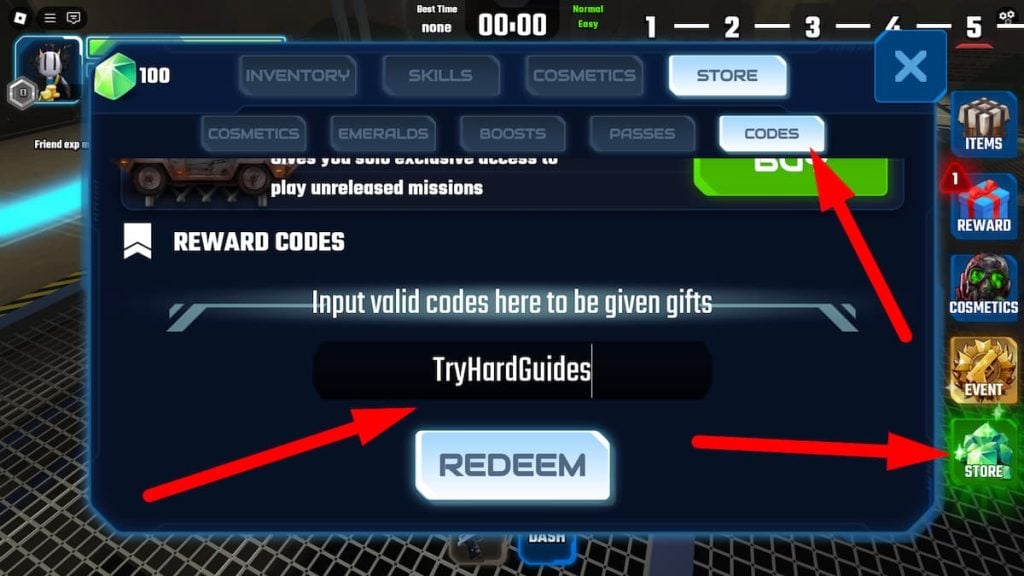 How To Redeem Codes In Bullet Dungeon Roblox