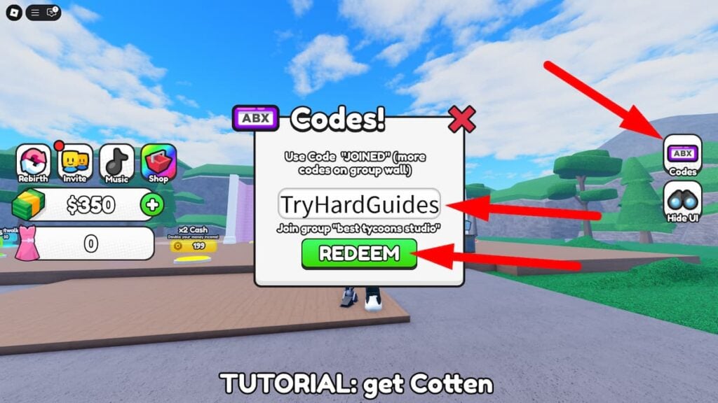 How To Redeem Codes In Fashion Show Tycoon Roblox