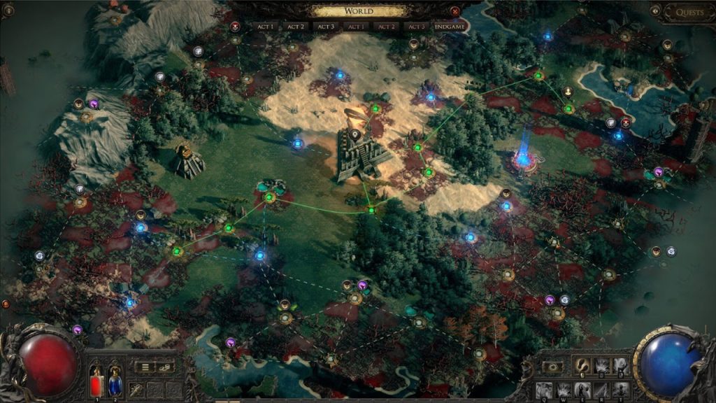 Path of Exile Divine Orb Map