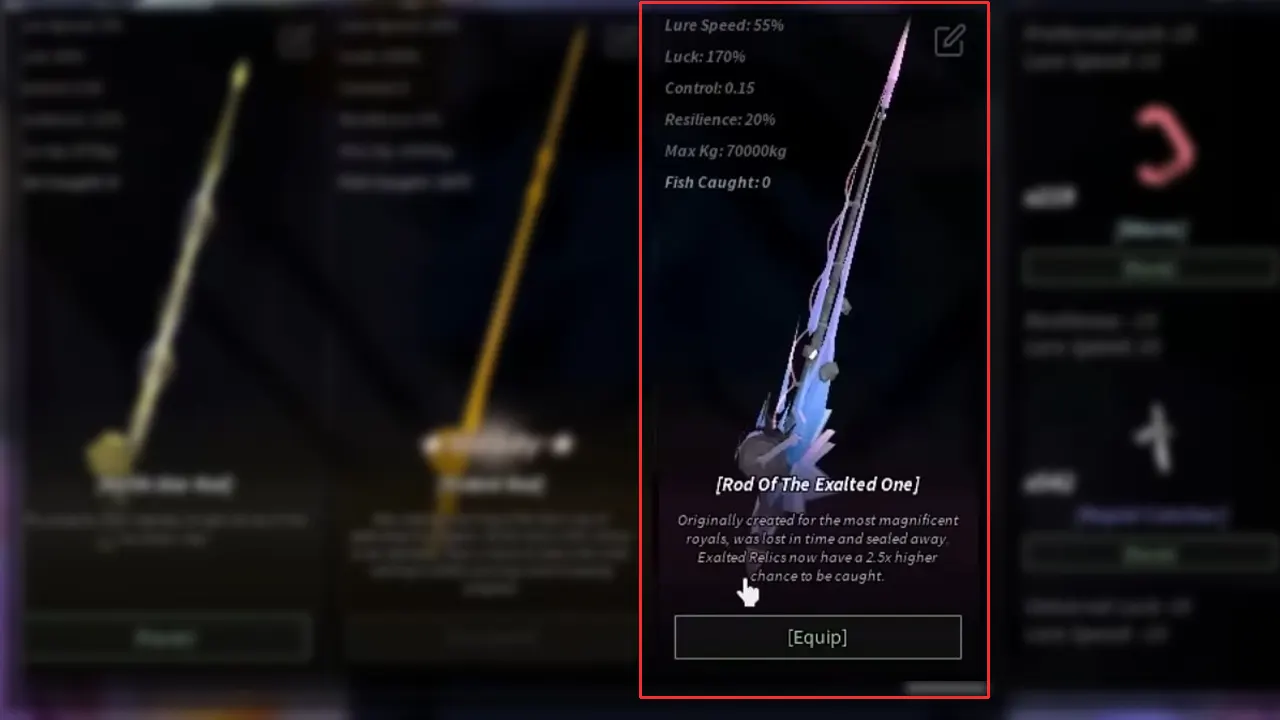 rod of the exalted one fisch