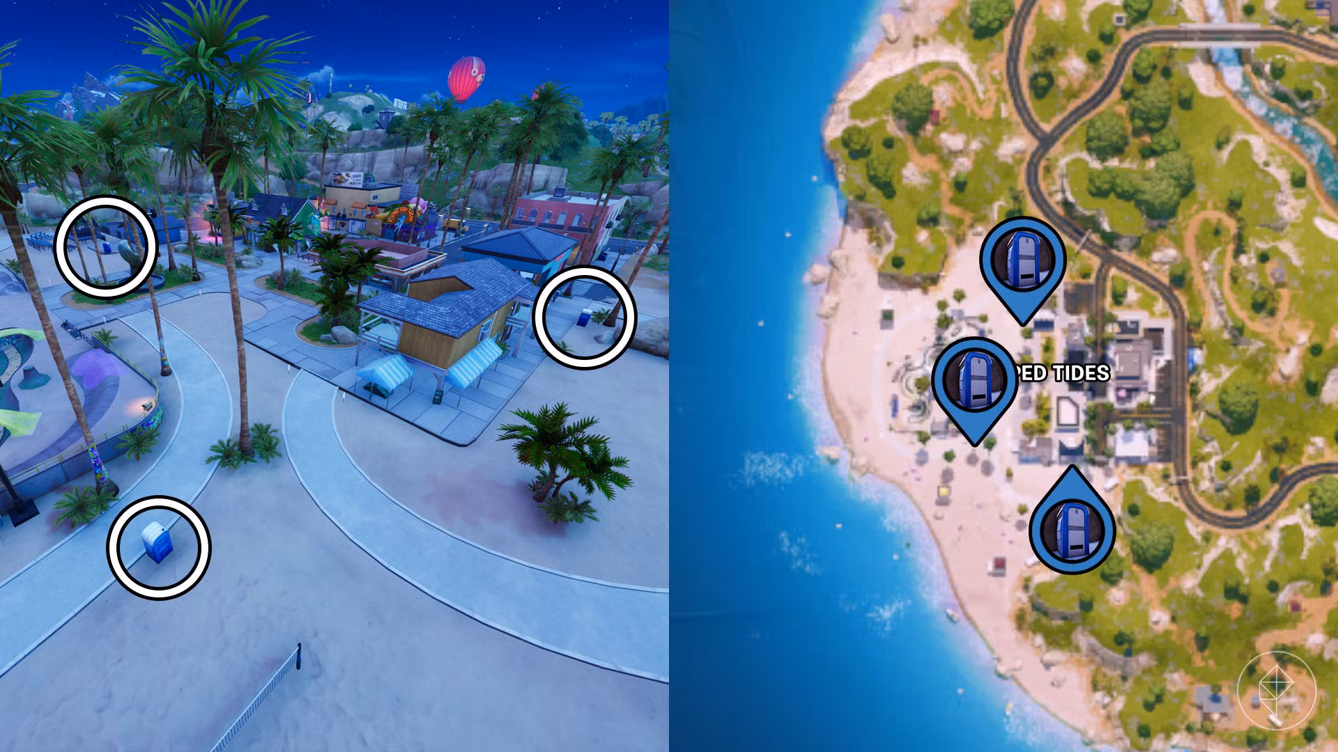 Flushers in Ripped Tides in Fortnite
